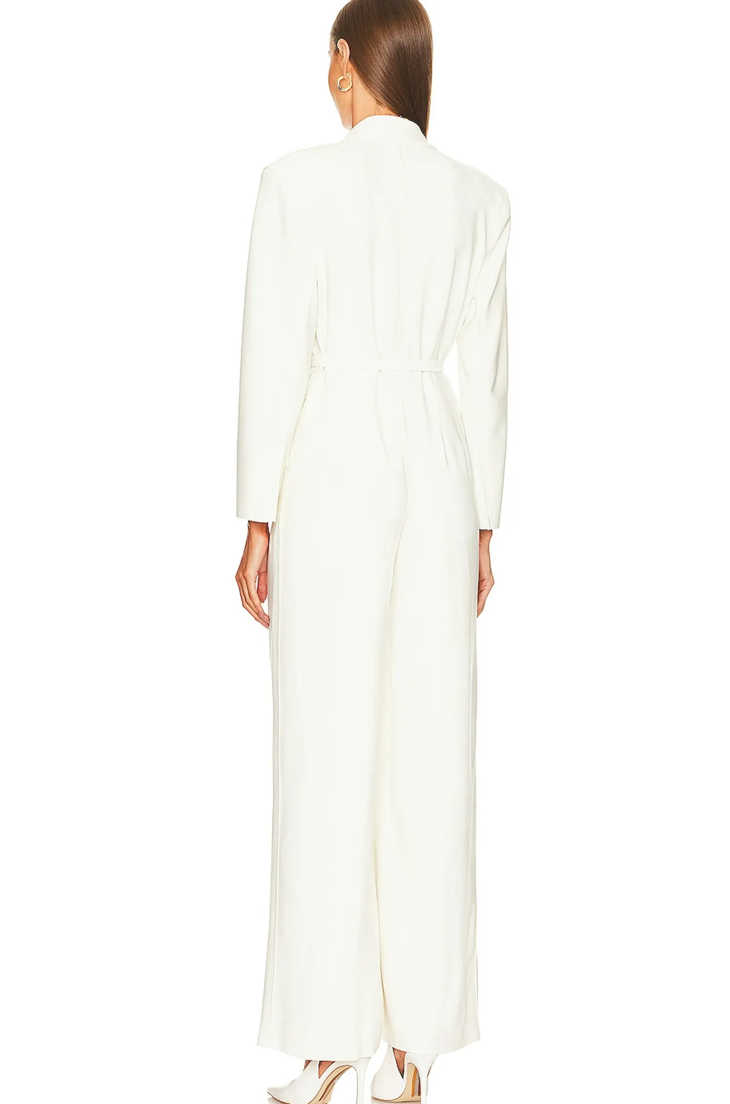 Women Norma Kamali Jumpsuits>Single Breasted Straight Leg Jumpsuit