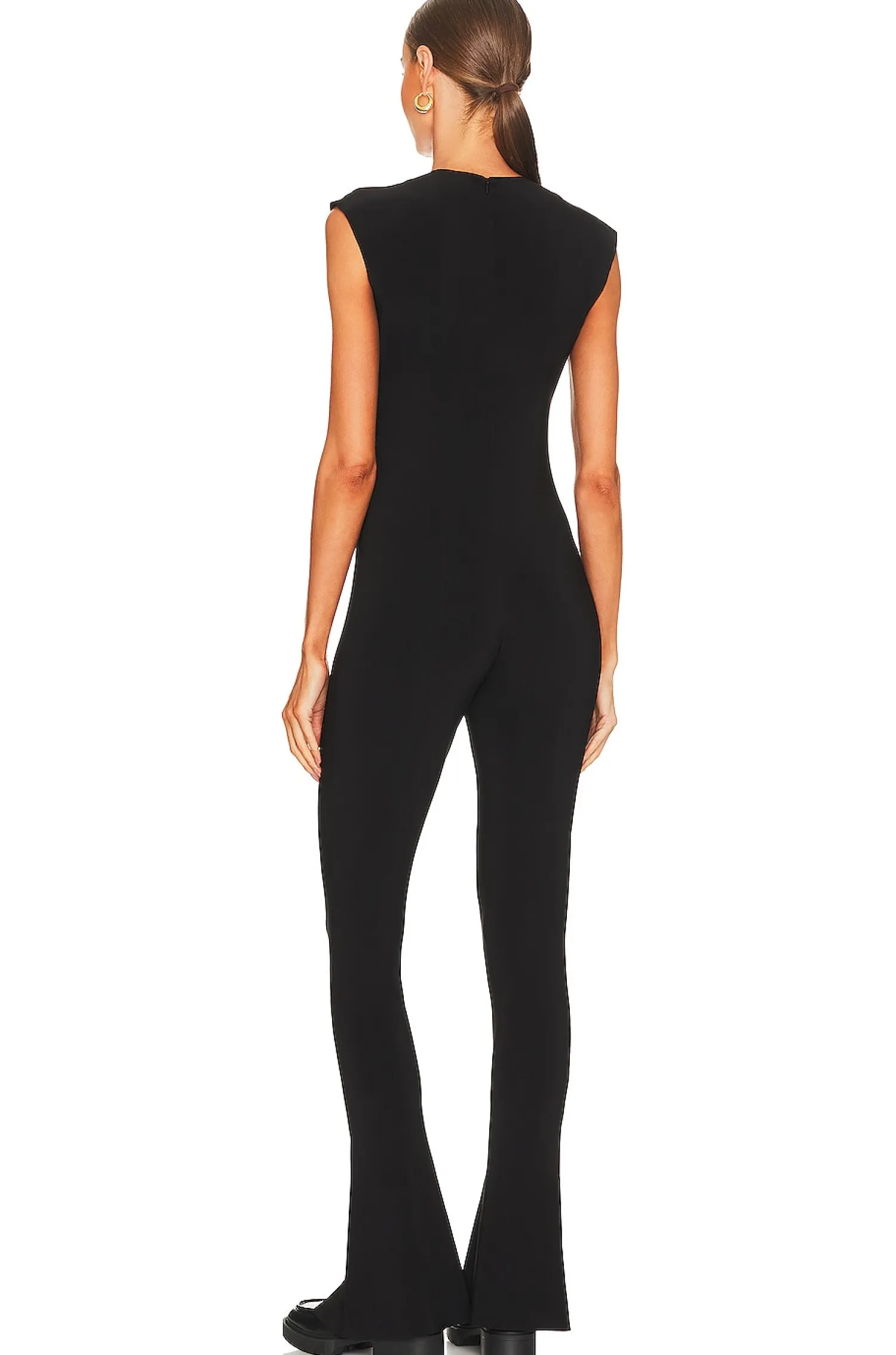Women Norma Kamali Jumpsuits>Sleeveless Spat Legging Catsuit