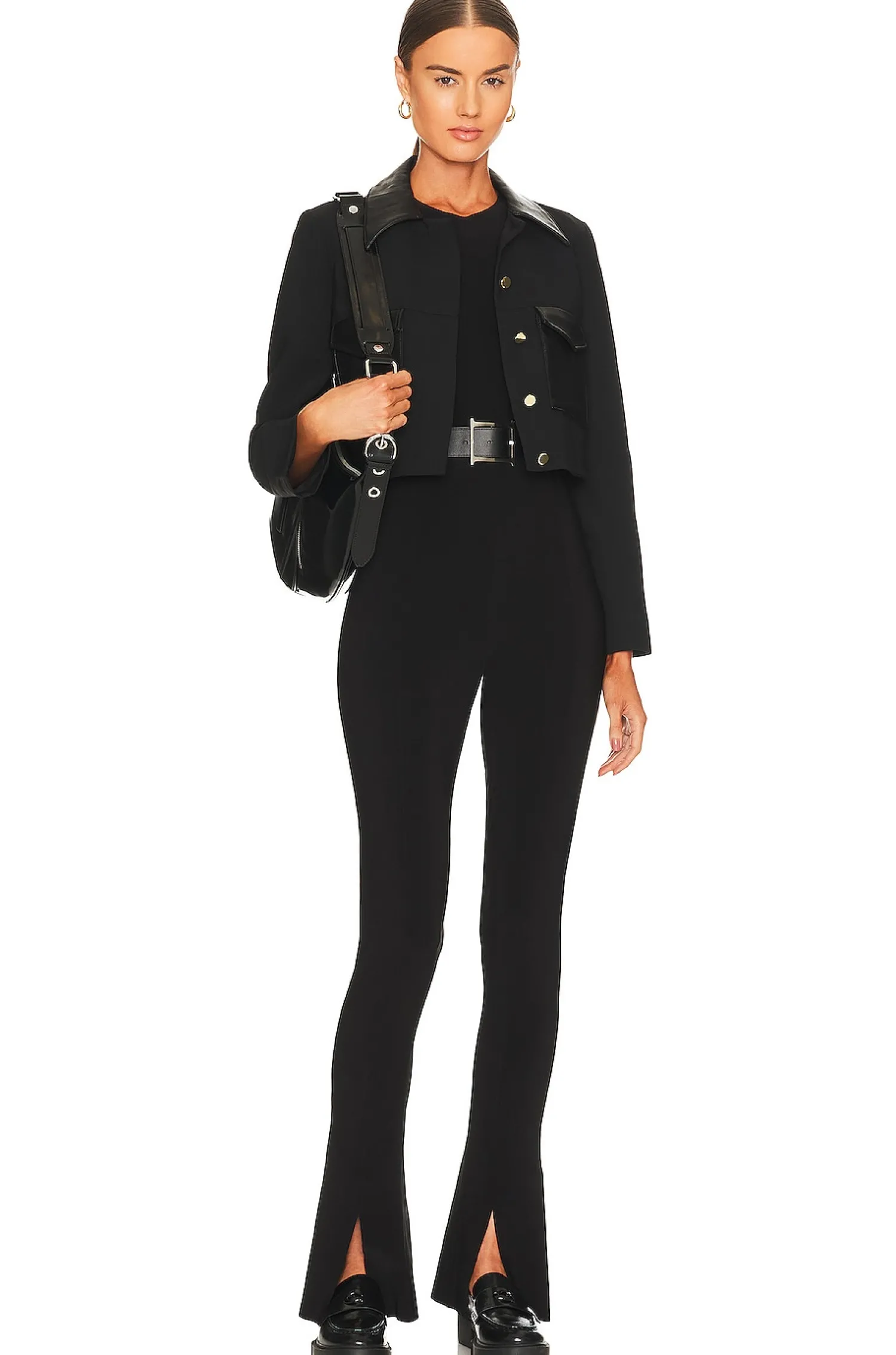Women Norma Kamali Jumpsuits>Sleeveless Spat Legging Catsuit