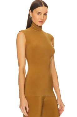 Women Norma Kamali Matching Sets>Slim Fit Sleeveless Turtle Top
