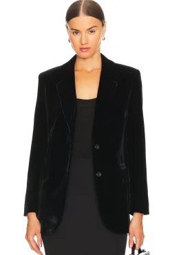 Women Theory Jackets & Coats>Slim Tailored Velvet Jacket