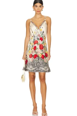 Women Camilla Dresses>Slip Dress With Back Frill