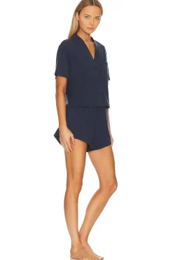 Women LUNYA Lingerie & Sleepwear>Slumberknit Short Sleeve Short Set