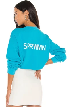 Women SPRWMN Loungewear>Small Logo Sweatshirt