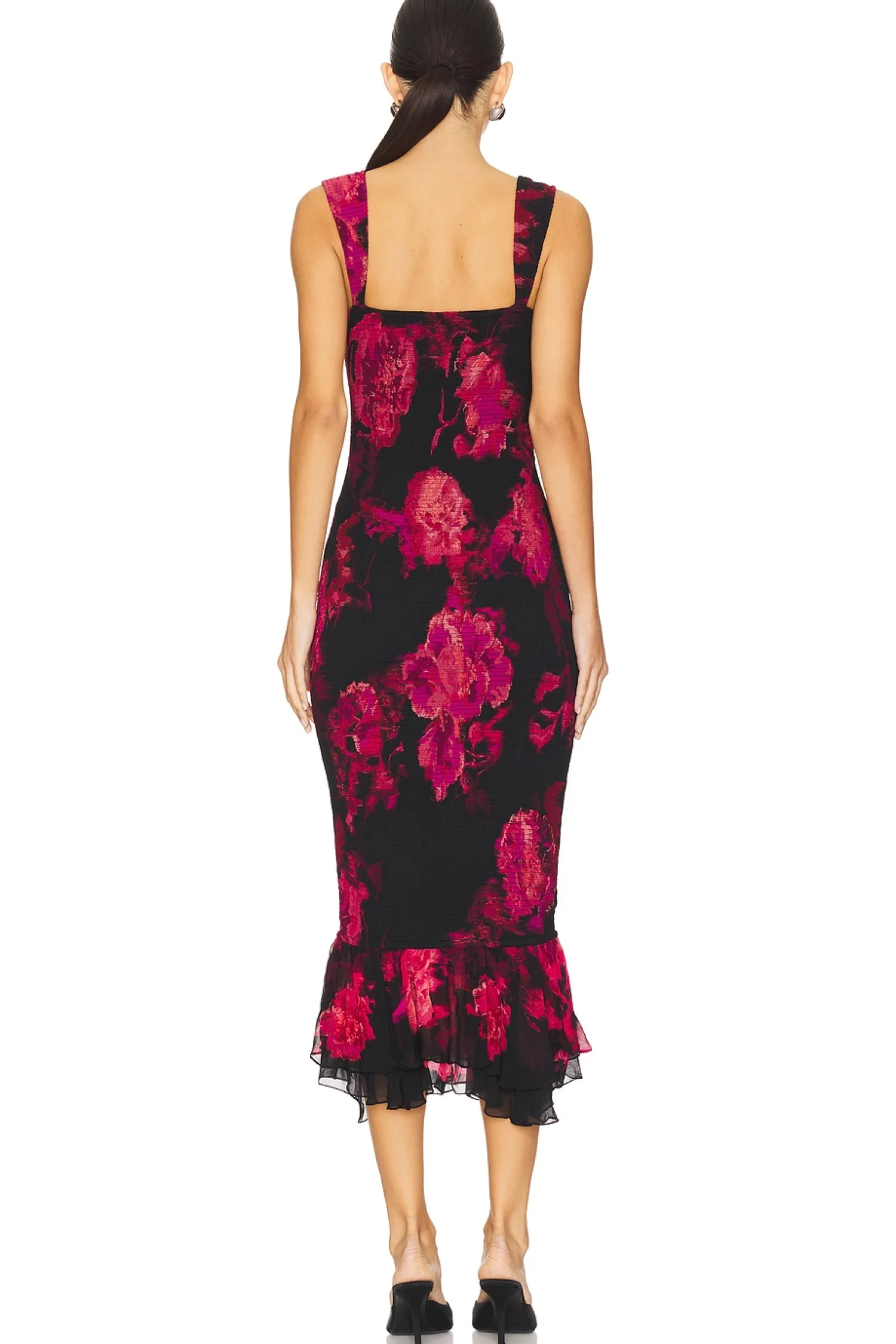 Women HEMANT AND NANDITA Dresses>Smocked Midi Dress