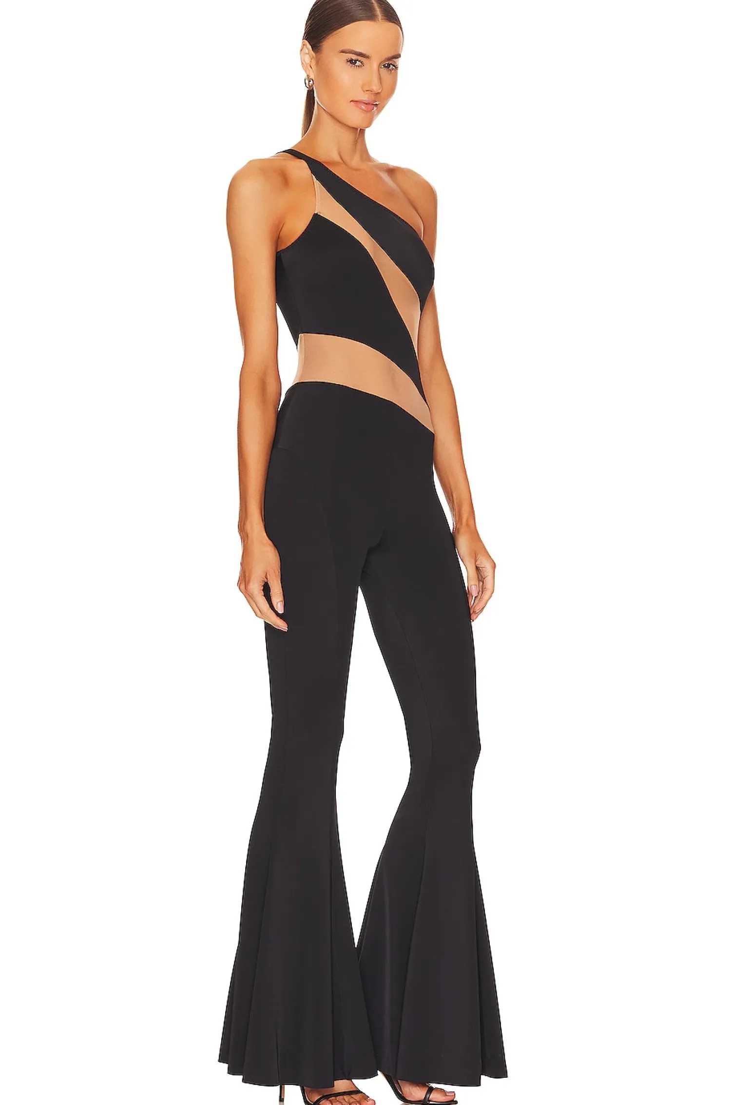 Women Norma Kamali Jumpsuits>Snake Mesh Fishtail Jumpsuit