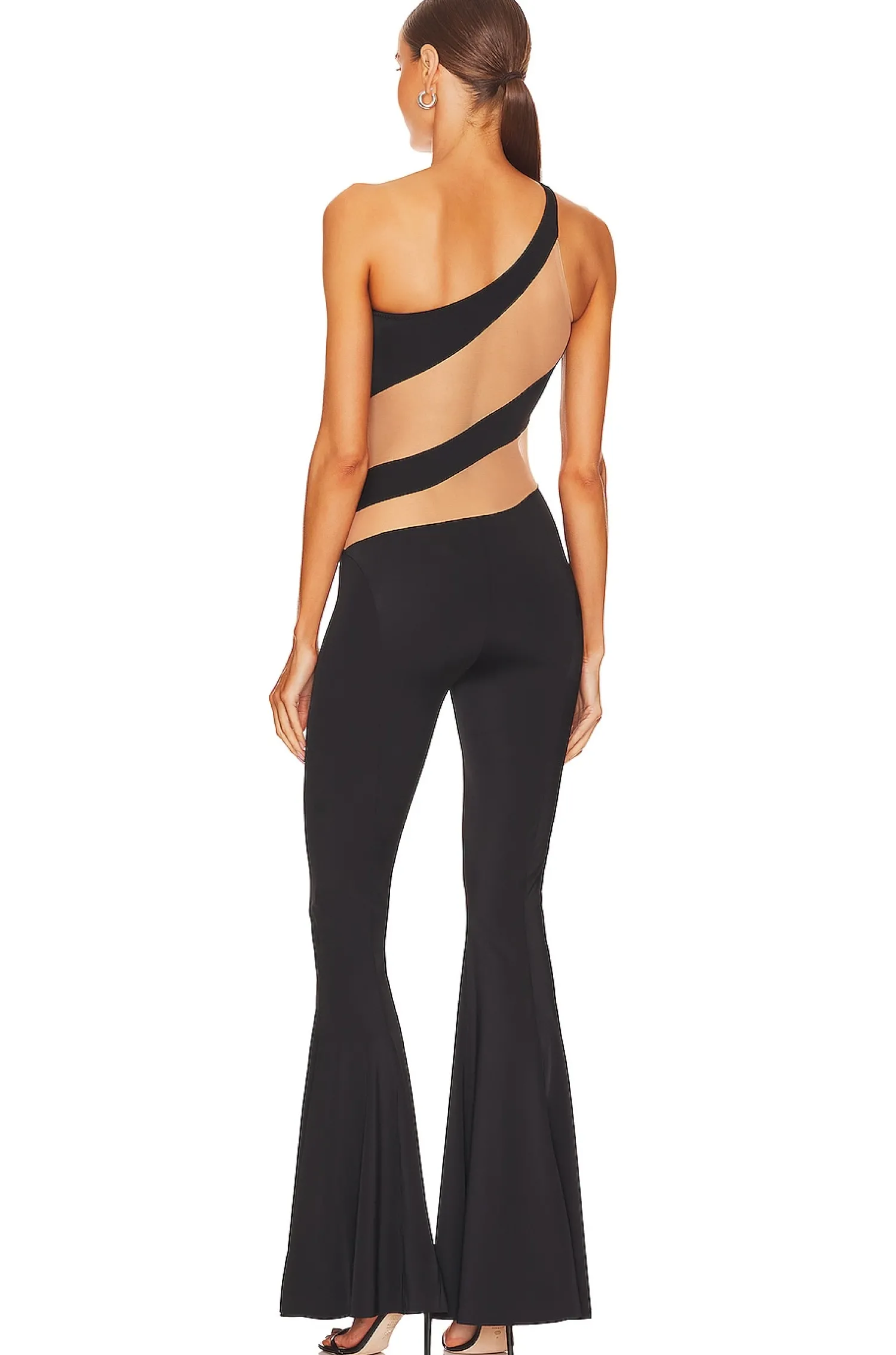Women Norma Kamali Jumpsuits>Snake Mesh Fishtail Jumpsuit