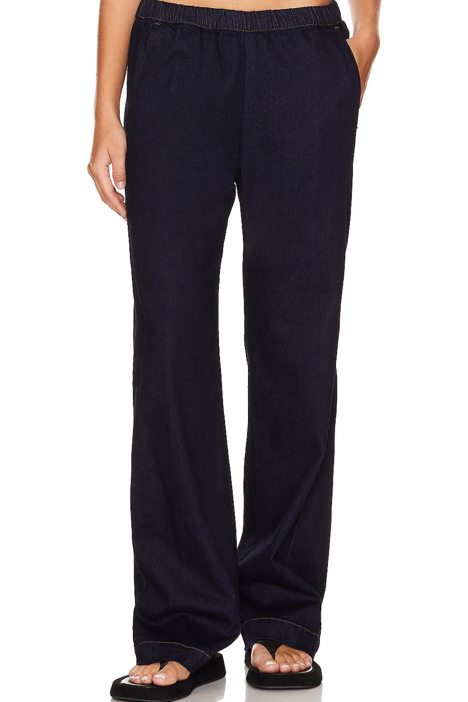 Women Enza Costa Pants>Soft Denim Everywhere Pant
