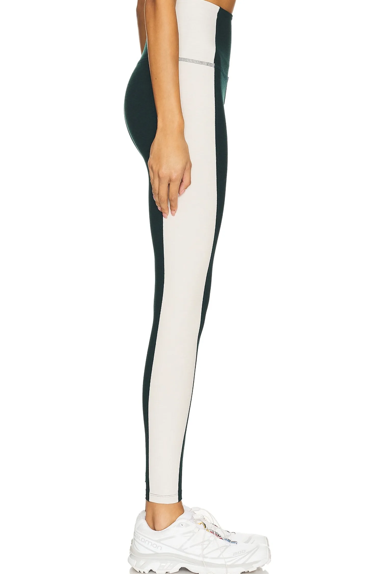 Women Beyond Yoga Pants>Spacedye Vitality Colorblock High Waisted Midi Legging