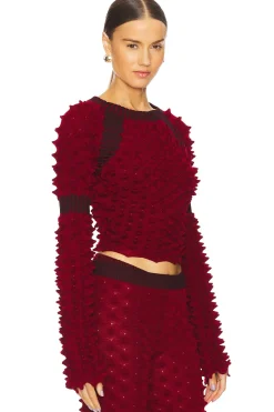 Women CHET LO Matching Sets>Spiky Rib Top