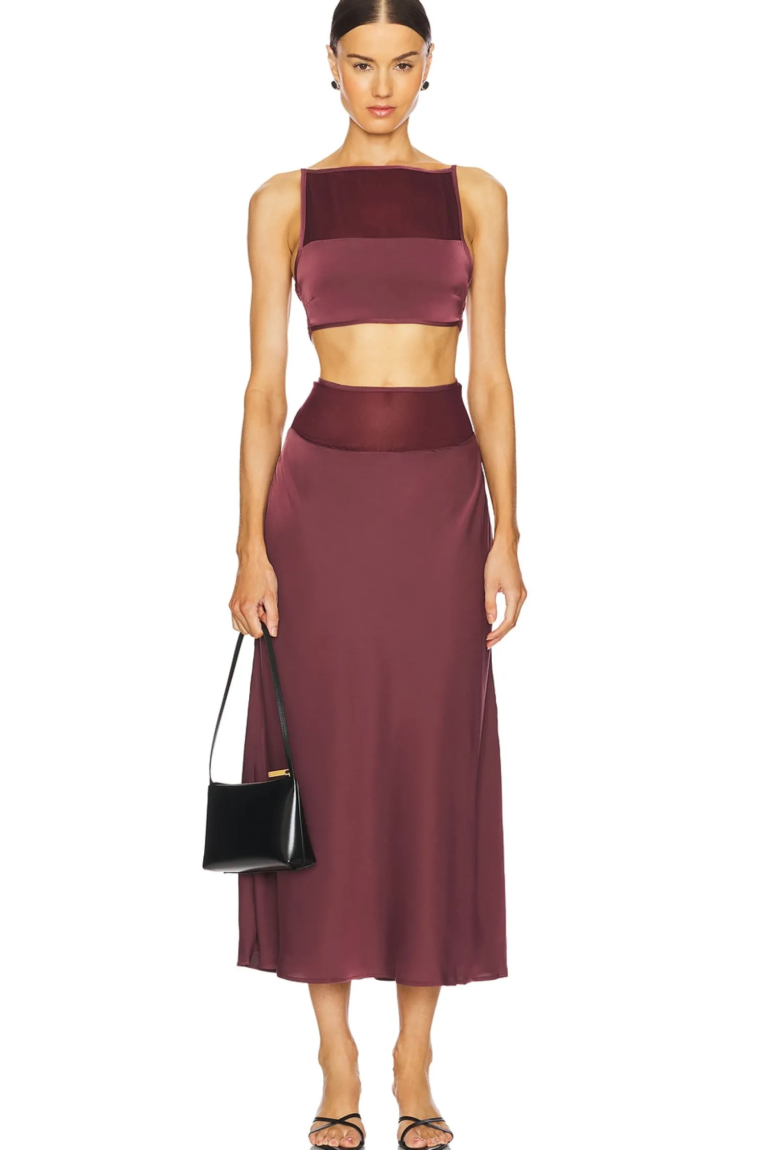 Women WeWoreWhat Matching Sets>Square Neck Cami