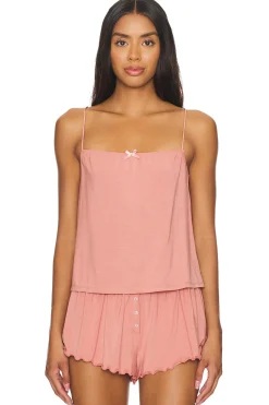 Women WeWoreWhat Lingerie & Sleepwear>Square Neck Tank