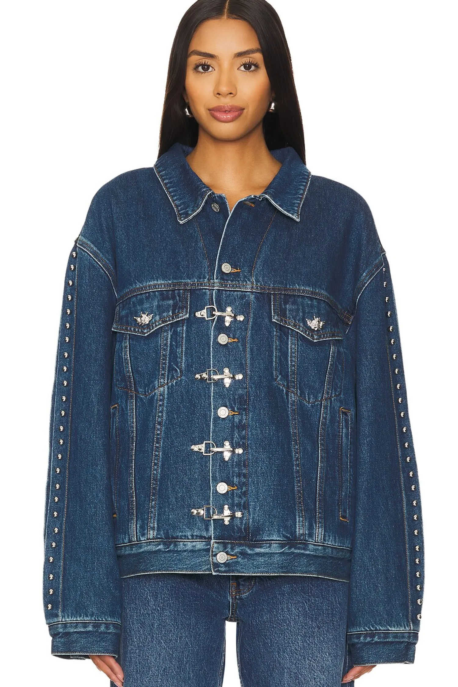 Women Boys Lie Jackets & Coats>Stitch Me Up Denim Straight Jacket