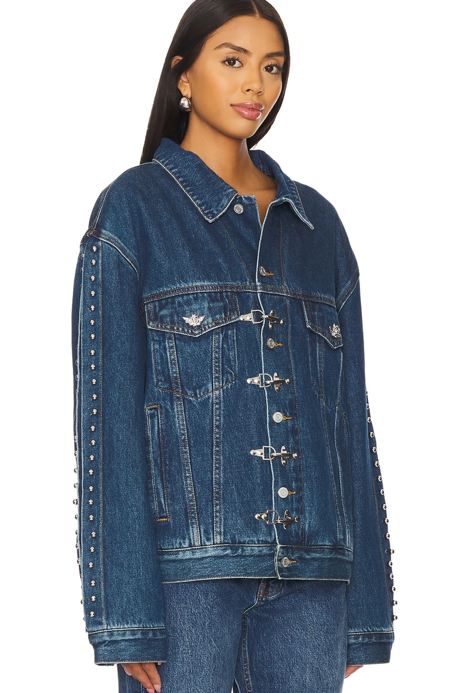 Women Boys Lie Jackets & Coats>Stitch Me Up Denim Straight Jacket