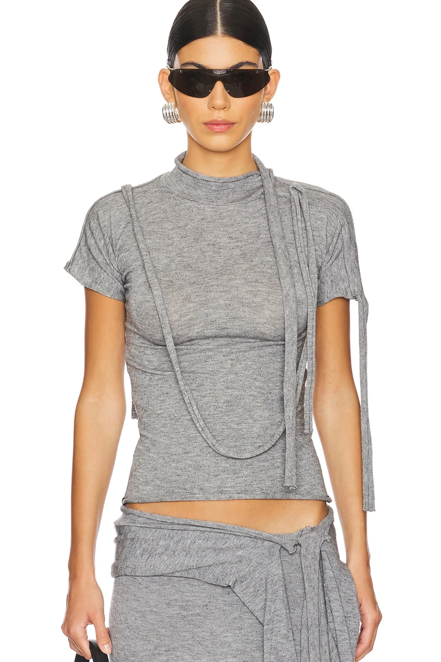 Women Ottolinger Matching Sets>Strap T-shirt