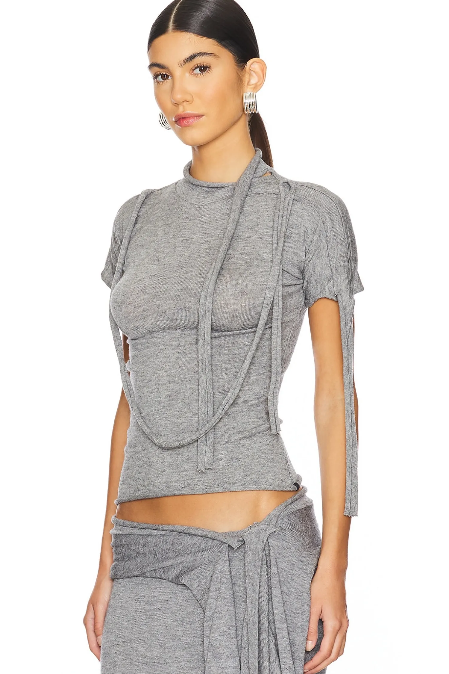 Women Ottolinger Matching Sets>Strap T-shirt
