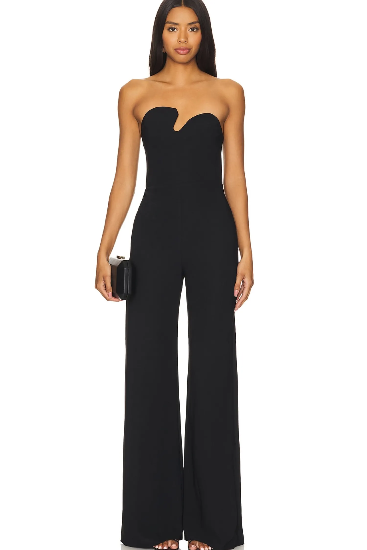 Women Amanda Uprichard Jumpsuits>Strapless Puzzle Jumpsuit