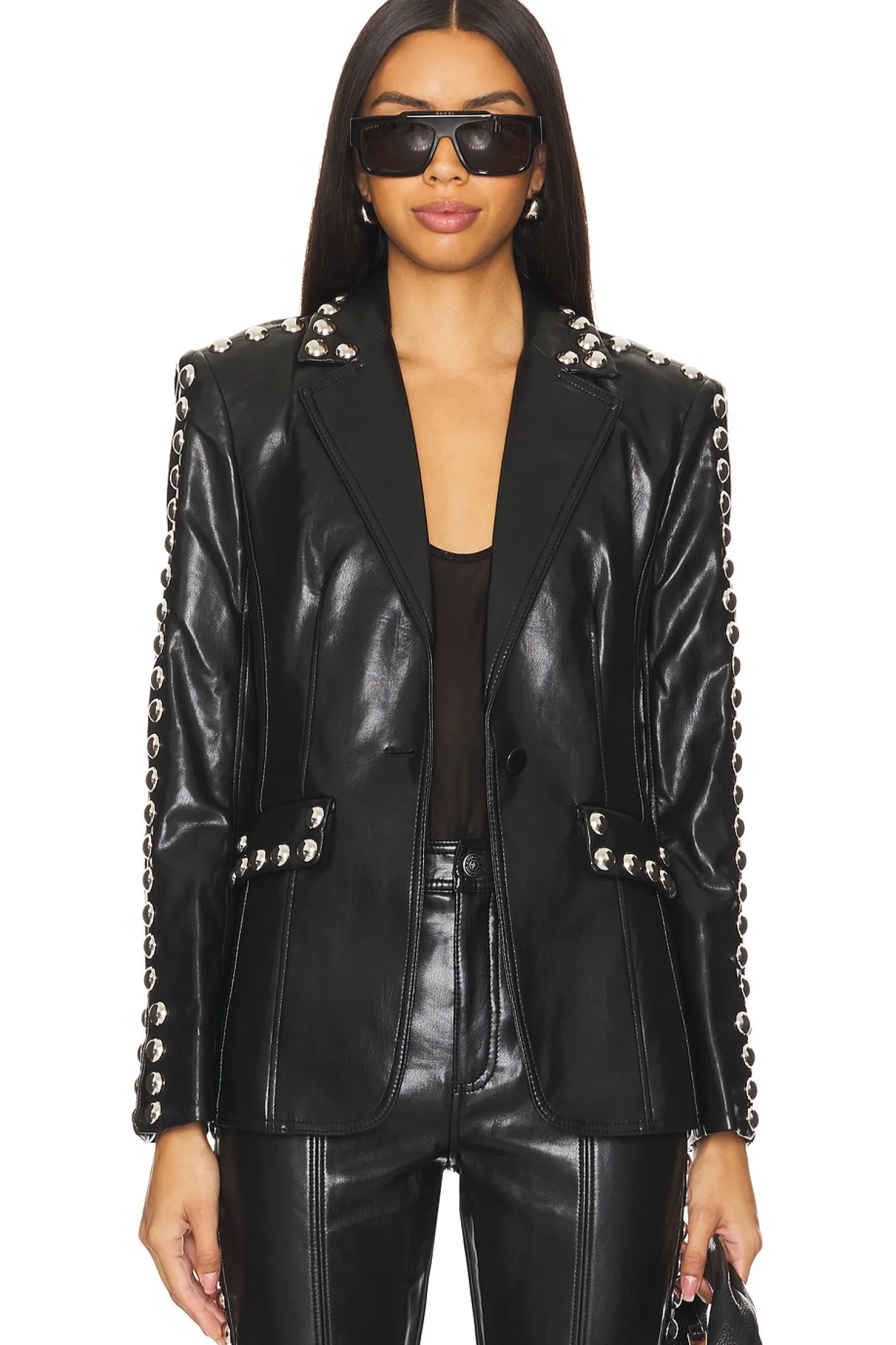 Women Cinq a Sept Jackets & Coats>Studded Milly Jacket