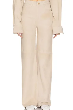 Women Helsa Pants>Suede 5 Pocket Pants