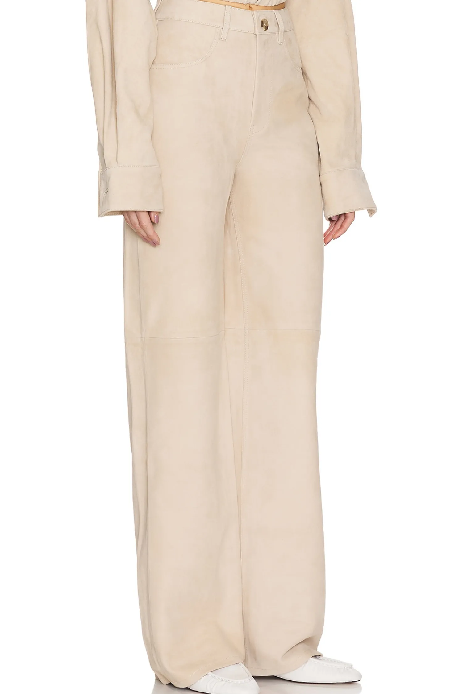Women Helsa Pants>Suede 5 Pocket Pants