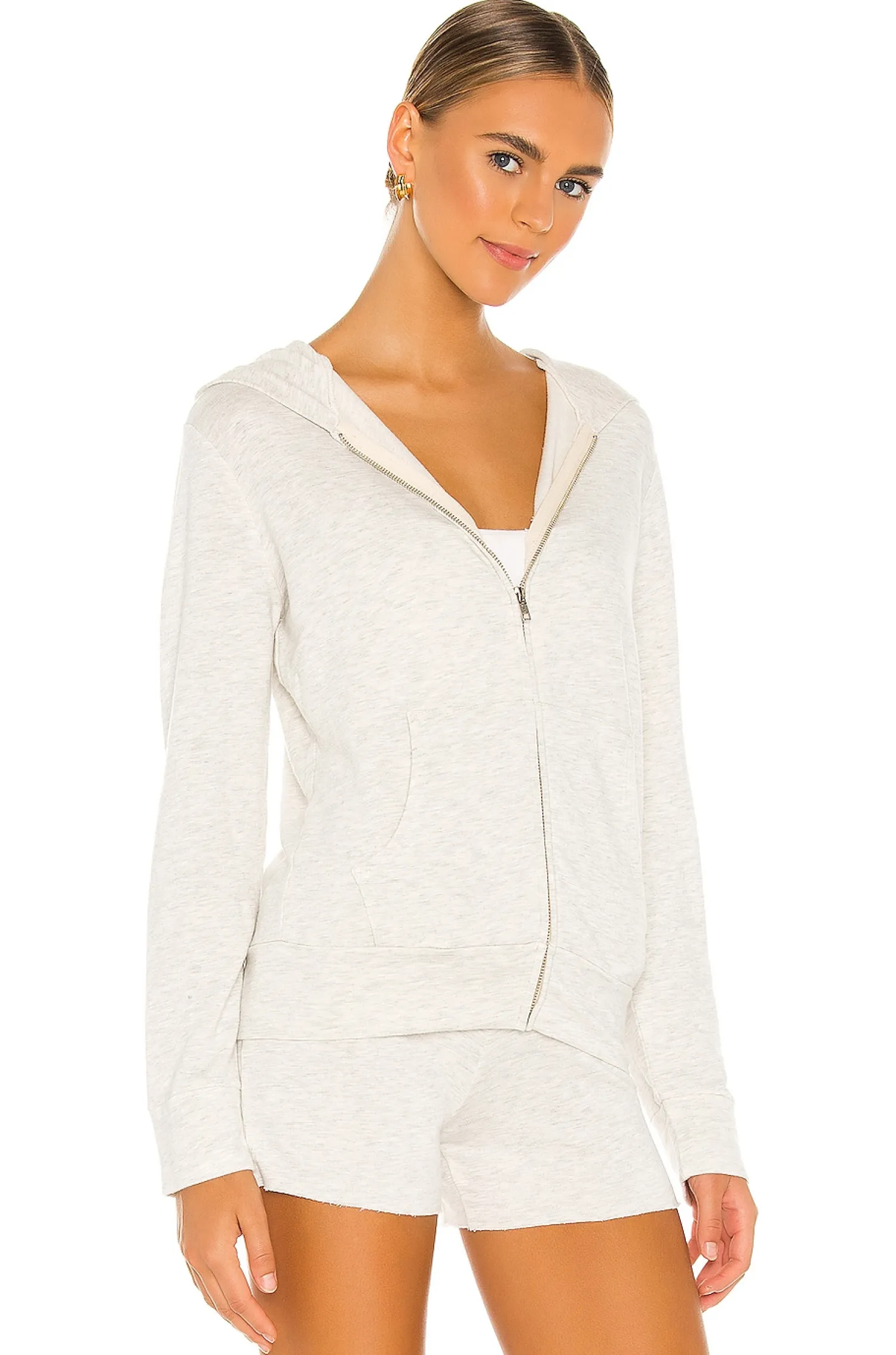 Women MONROW Loungewear>Supersoft Zip Up Hoodie