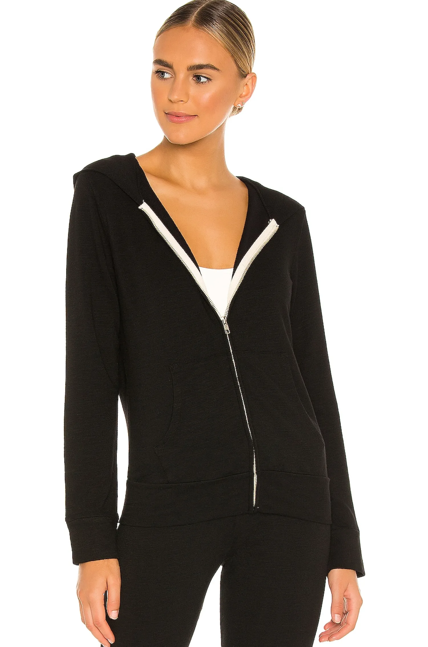 Women MONROW Loungewear>Supersoft Zip Up Hoodie