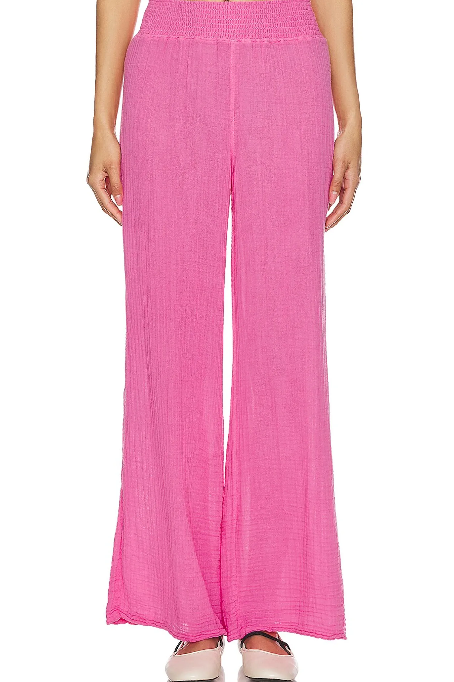 Women Michael Stars Loungewear>Susie Smocked Waist Pant