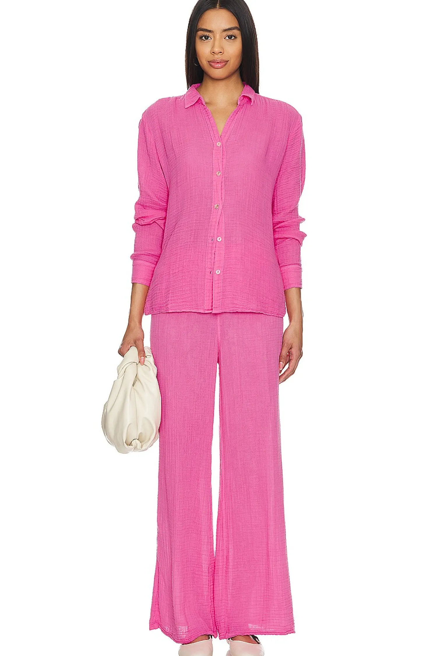 Women Michael Stars Loungewear>Susie Smocked Waist Pant
