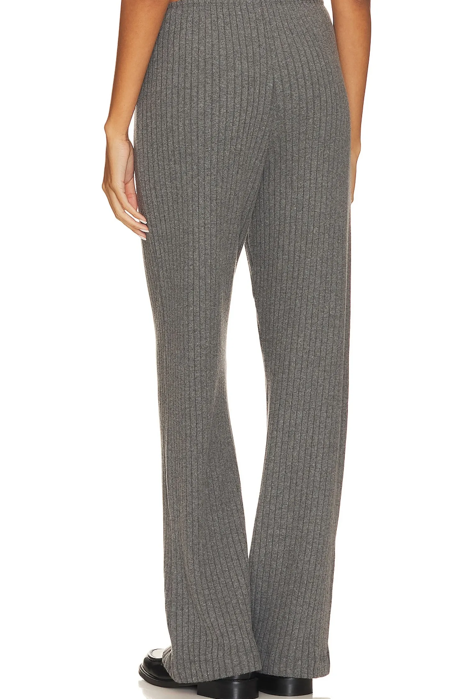 Women DONNI. Pants|Matching Sets>Sweater Rib Simple Pant