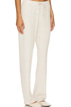 Women perfectwhitetee Pants|Loungewear>Sweater Rib Straight Leg Pant
