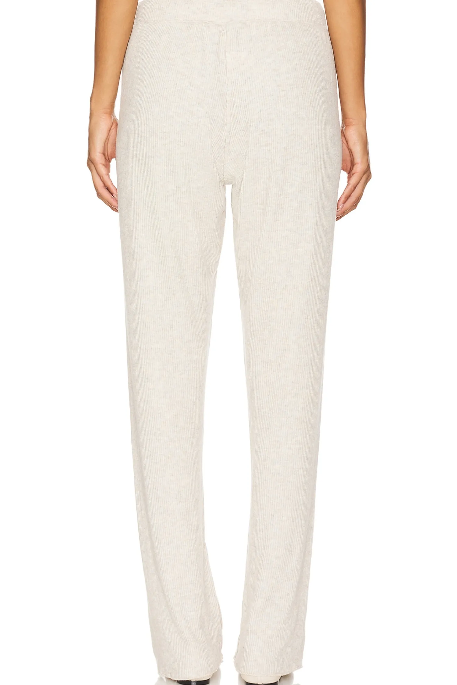 Women perfectwhitetee Pants|Loungewear>Sweater Rib Straight Leg Pant