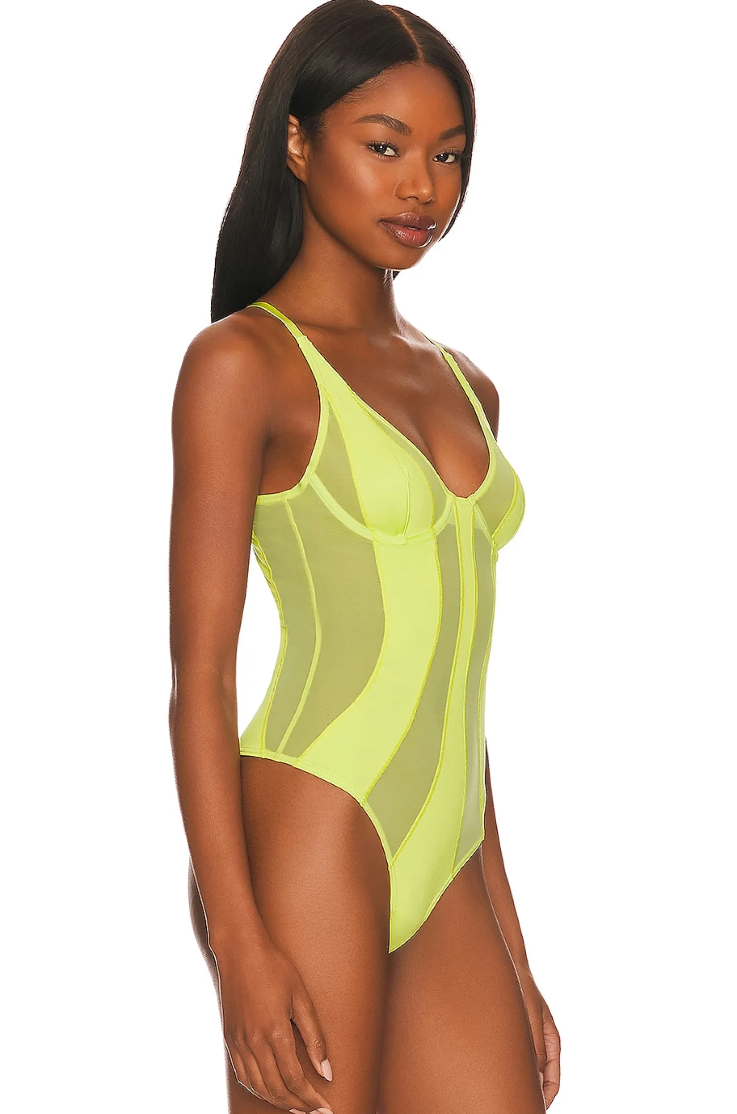 Women OW Collection Lingerie & Sleepwear>Swirl Bodysuit