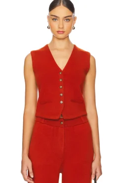 Women Guest In Residence Matching Sets>Tailored Cashmere Vest
