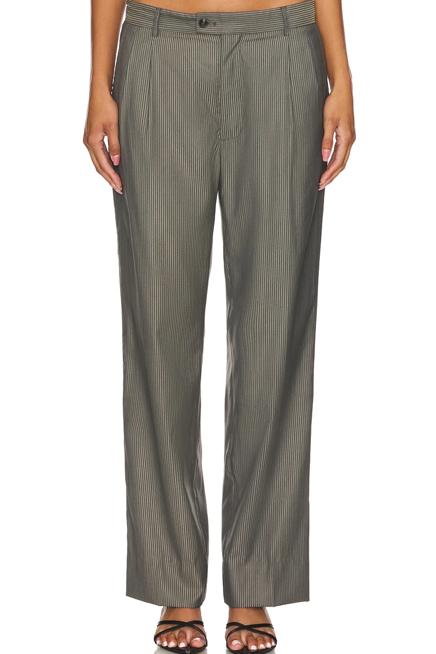 Women Apres Studio Pants>Tailored Wool Pant