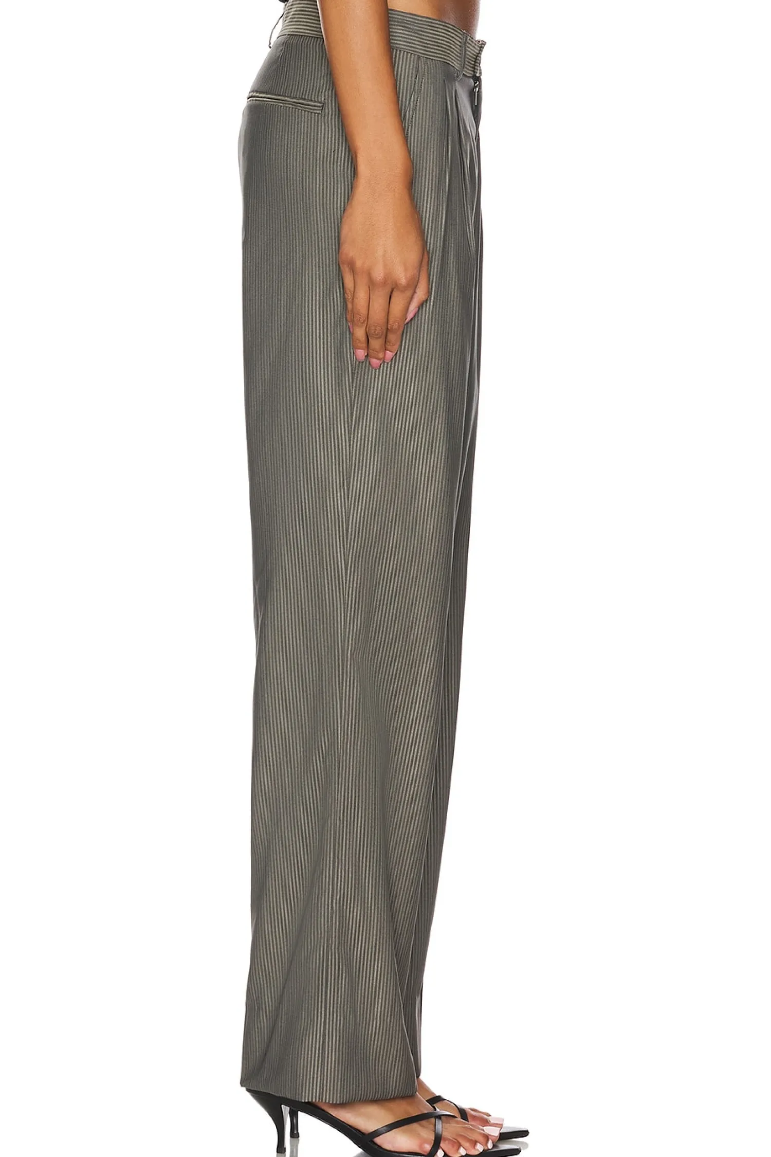 Women Apres Studio Pants>Tailored Wool Pant