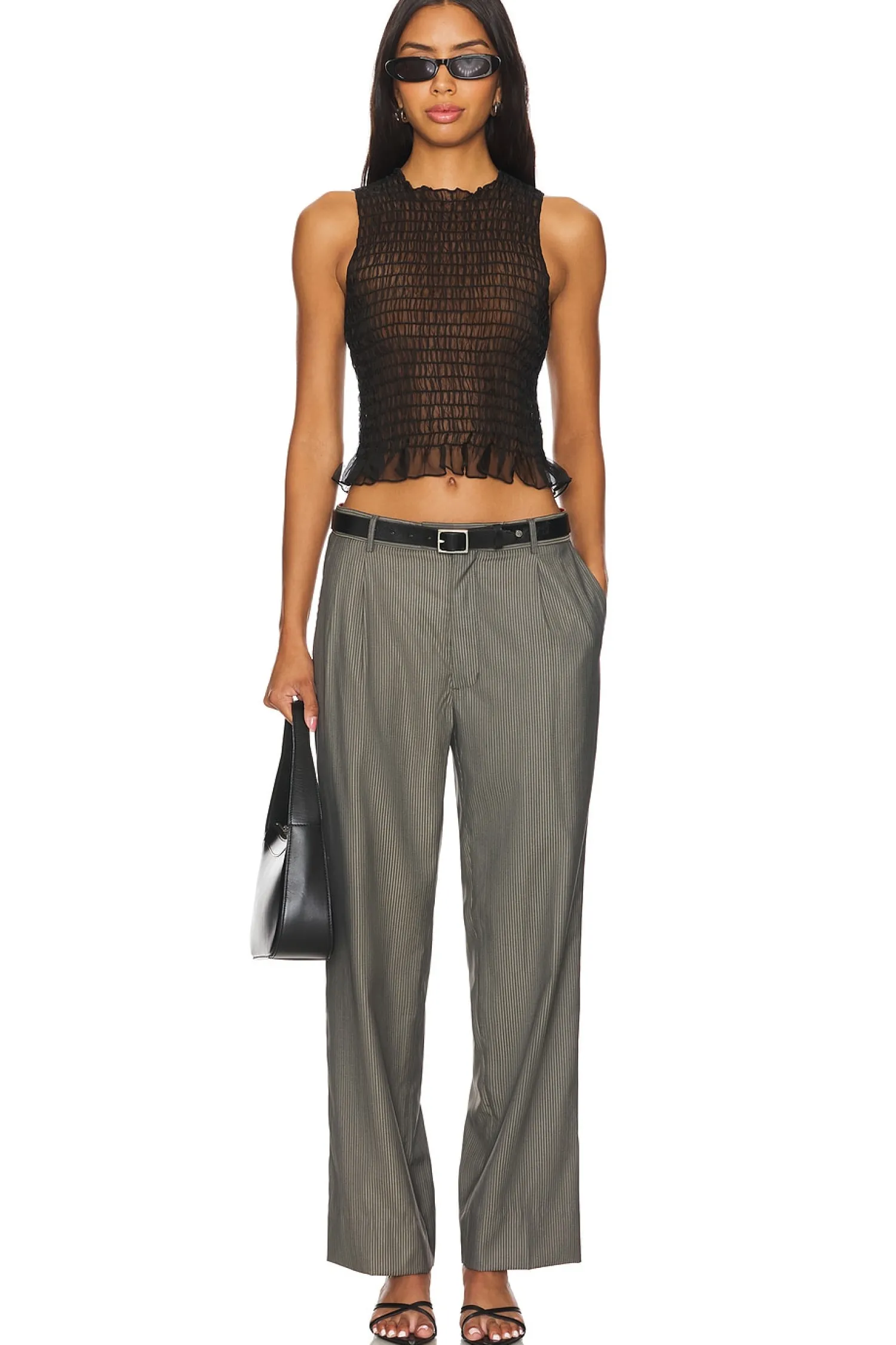 Women Apres Studio Pants>Tailored Wool Pant