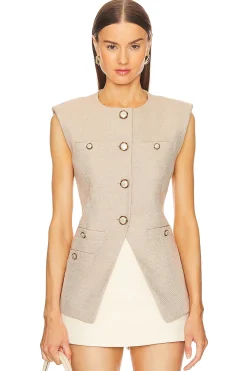 Women Veronica Beard Jackets & Coats>Tamara Vest
