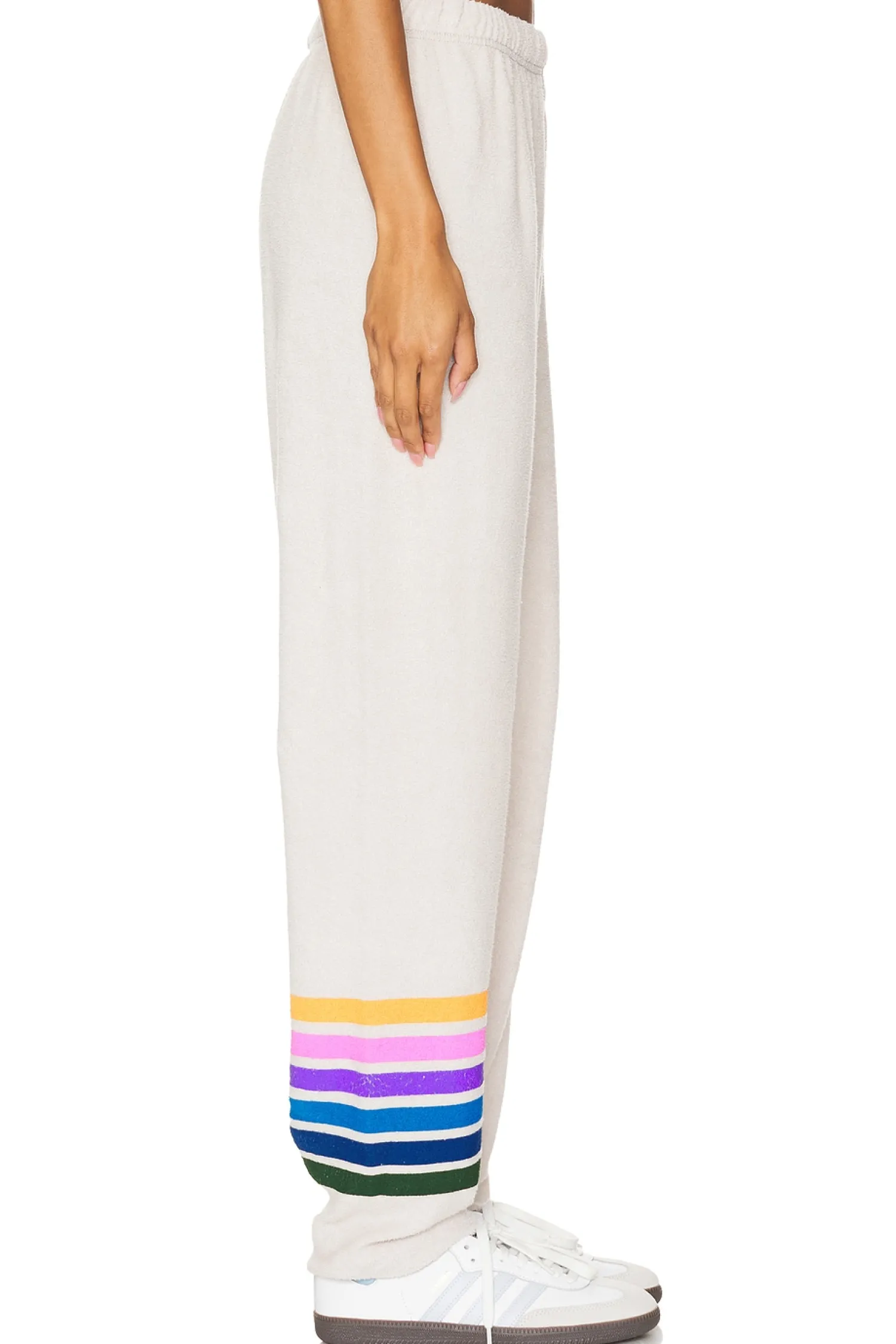 Women Lauren Moshi Pants|Loungewear>Tanzy Boyfriend Sweatpant Color Stripe Star