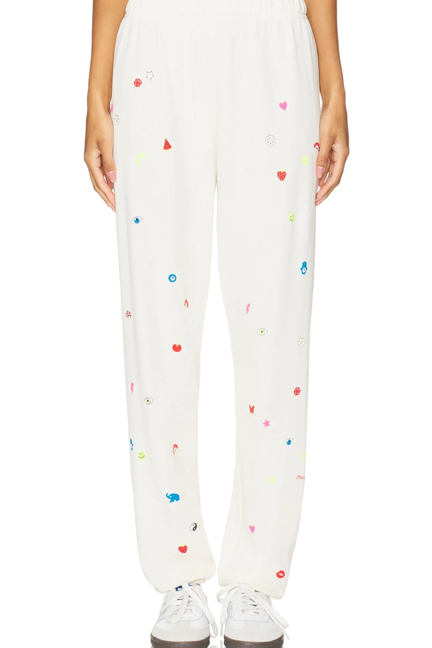 Women Lauren Moshi Pants|Loungewear>Tanzy Boyfriend Sweatpant Charm Elements