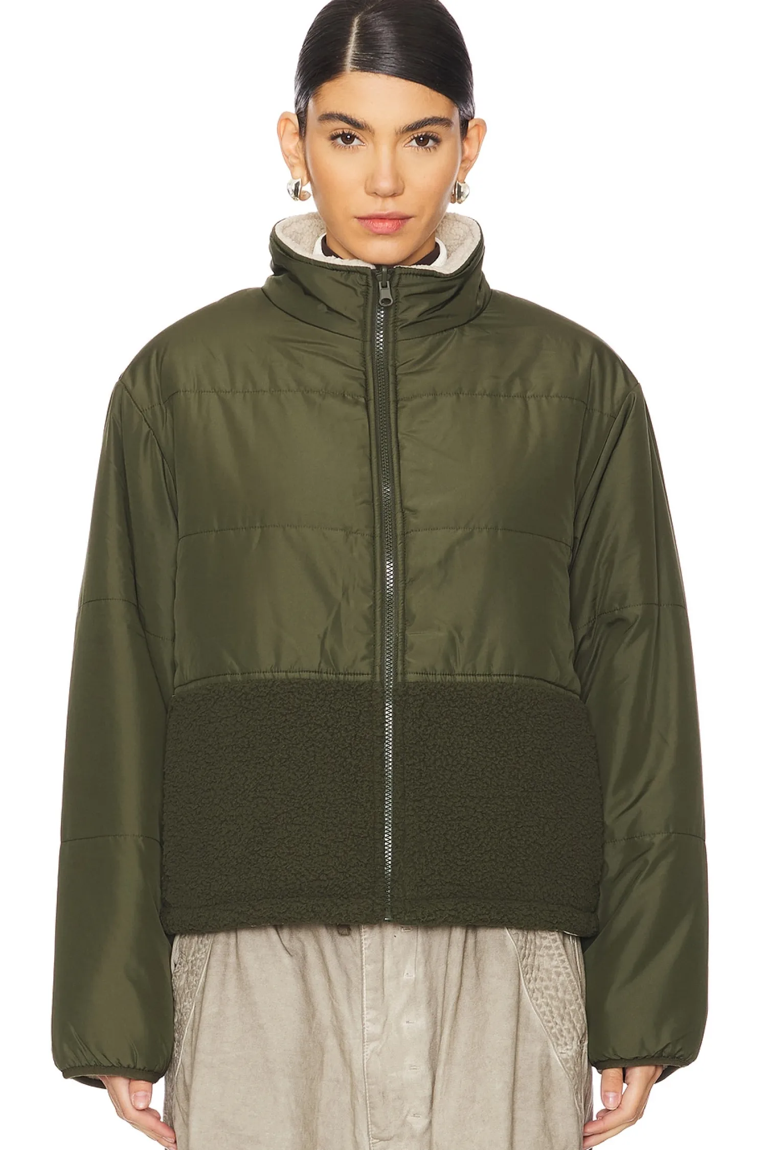 Women Velvet by Graham & Spencer Jackets & Coats>Tasha Reversible Puffer Sherpa Jacket