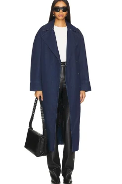 Women Apparis Jackets & Coats>Tate Denim Trench Coat
