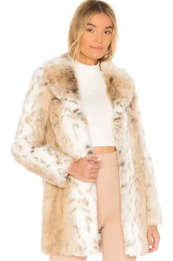 Women MAJORELLE Jackets & Coats>Tatiana Faux Fur Coat