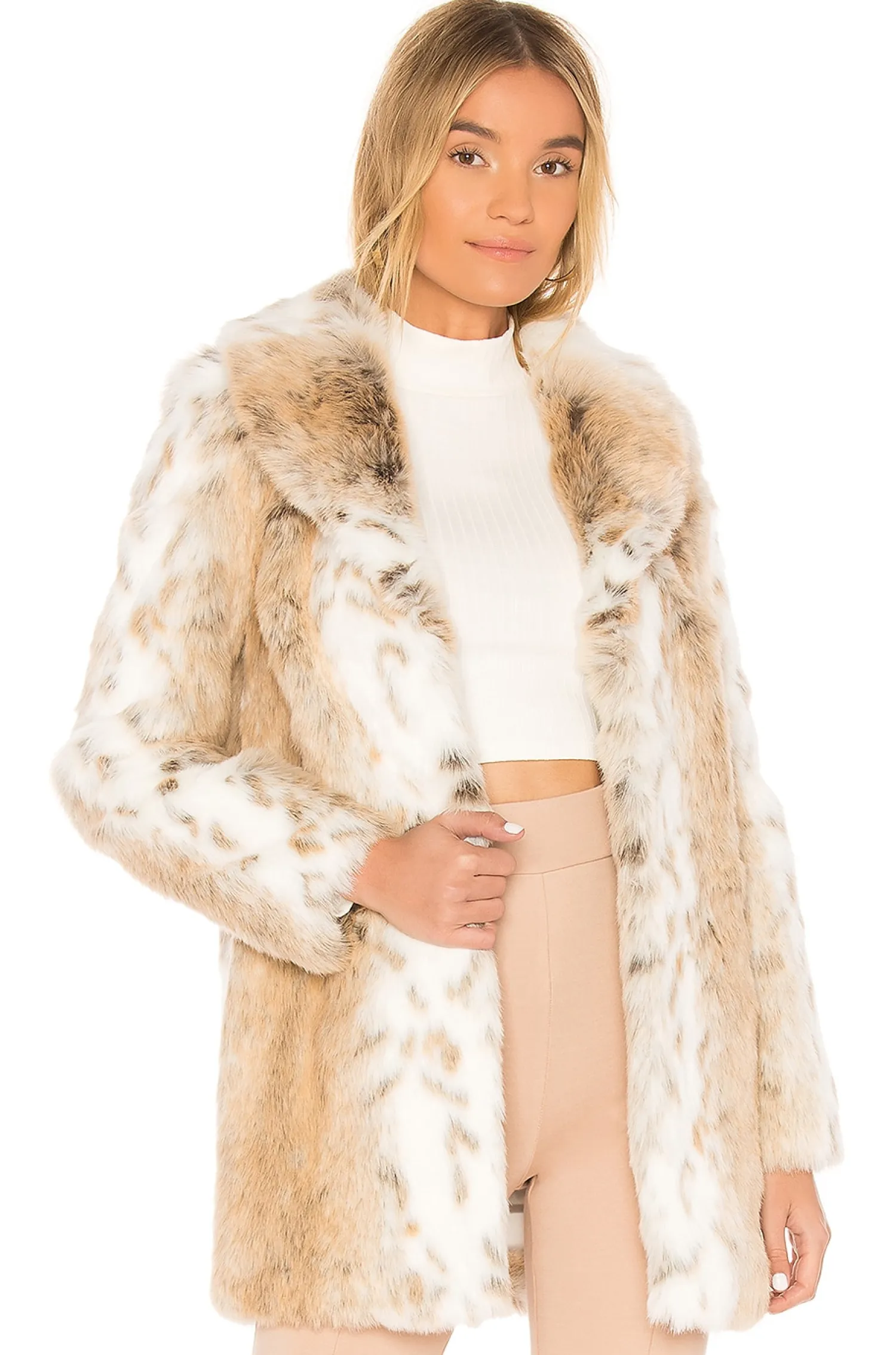 Women MAJORELLE Jackets & Coats>Tatiana Faux Fur Coat