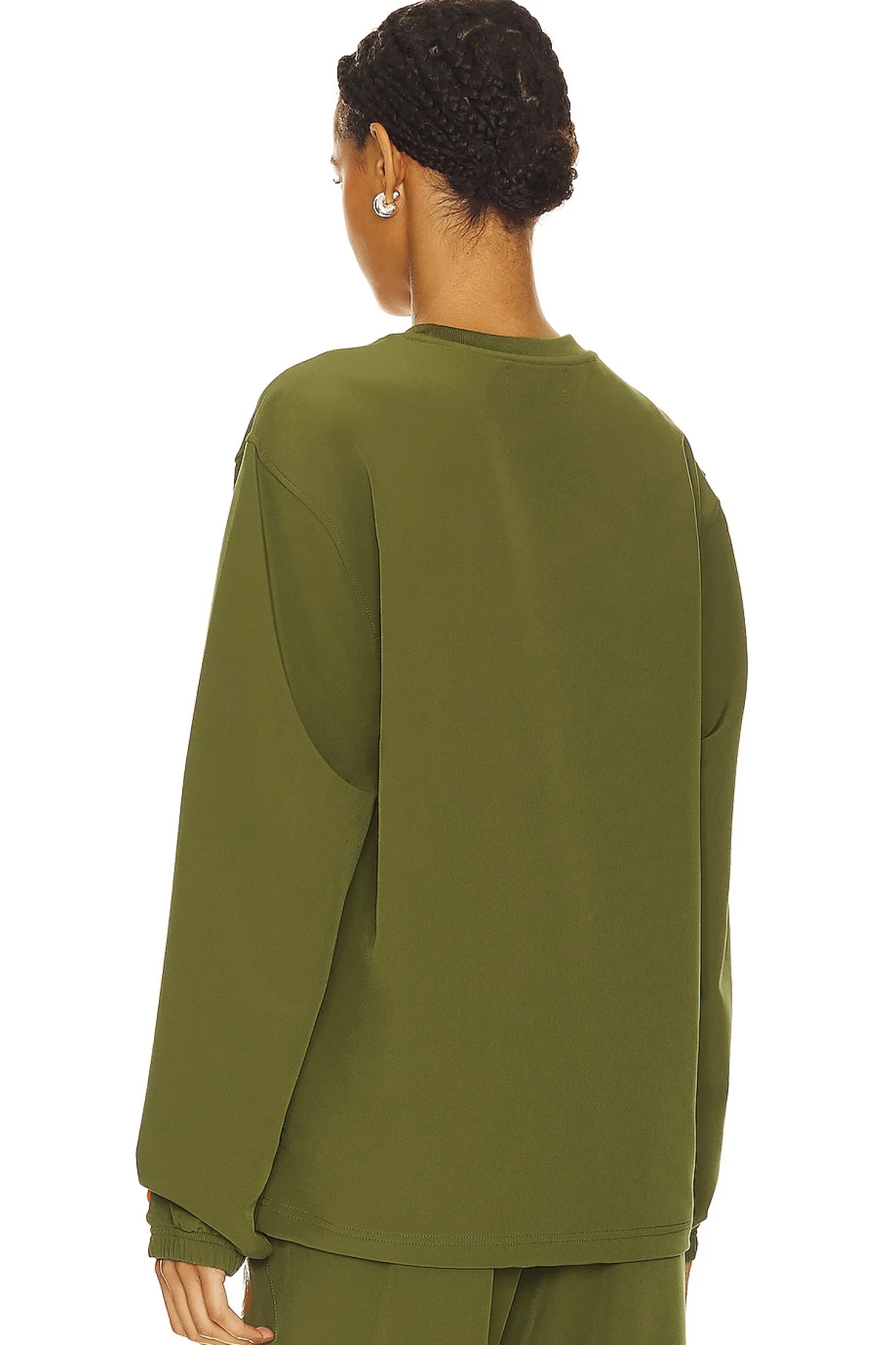Women 7 Days Active Loungewear>Tech Crewneck Sweatshirt