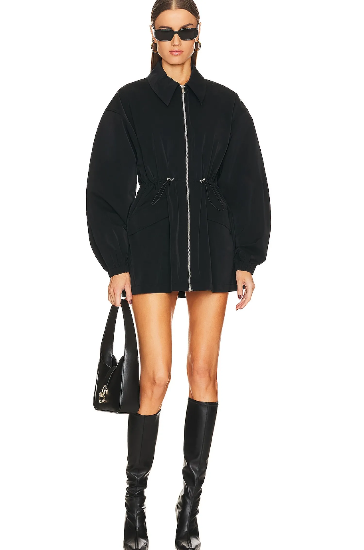Women Helsa Jackets & Coats>Tech Gabardine Zip Jacket