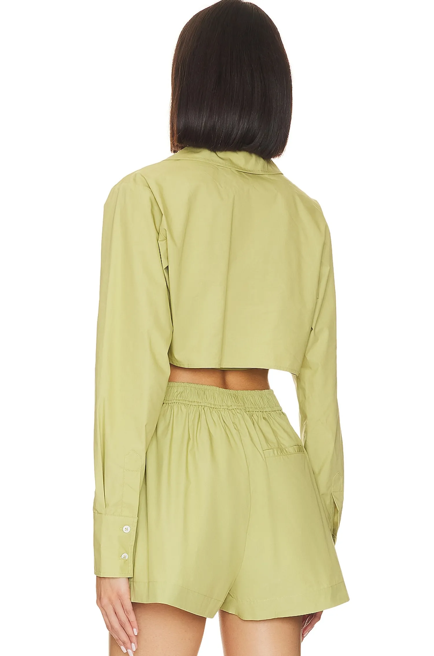 Women L'Academie Matching Sets>Tereza Poplin Crop Top