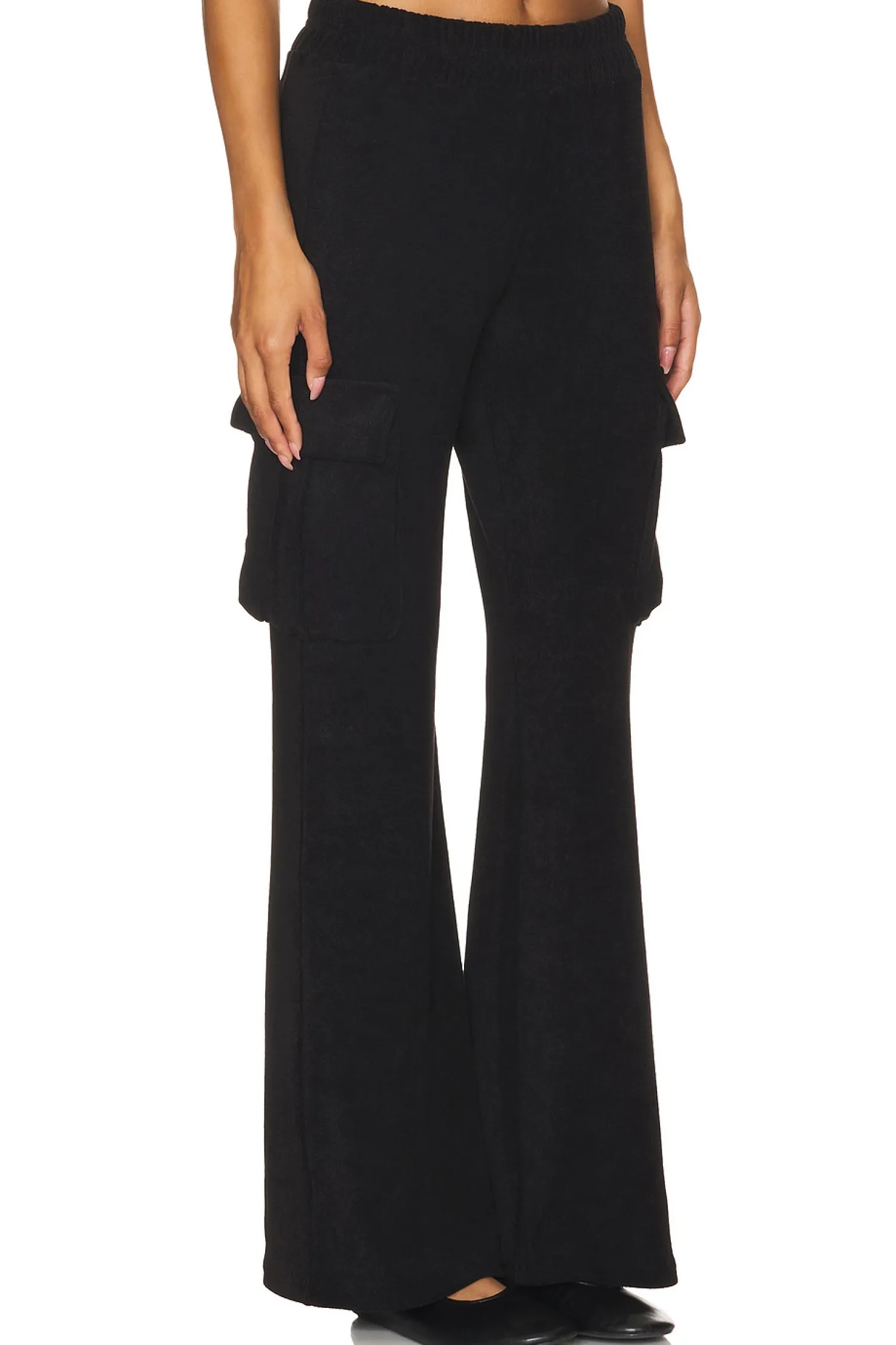 Women Good American Pants>Terry Cargo Pant