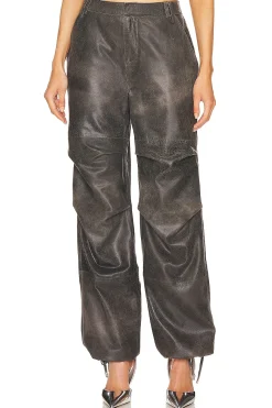 Women retrofete Pants>Tesla Leather Pant