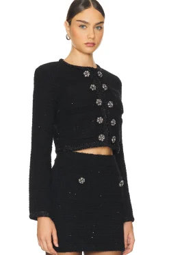 Women self-portrait Matching Sets|Jackets & Coats>Textured Knit Jacket