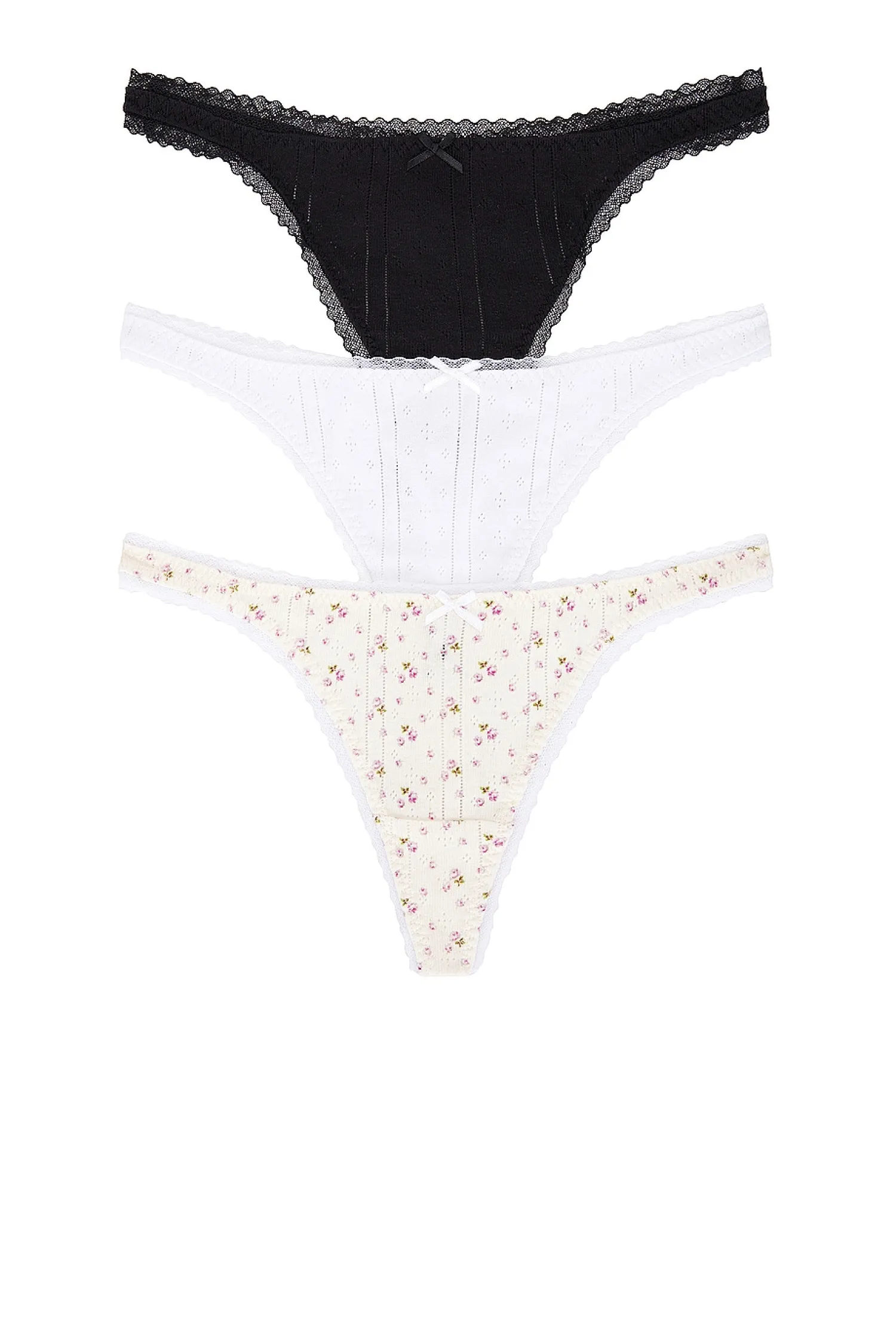 Women Cou Cou Intimates Lingerie & Sleepwear>The 3 Pack Thong